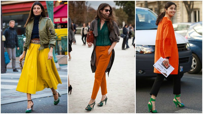 what-to-wear-with-green-shoes